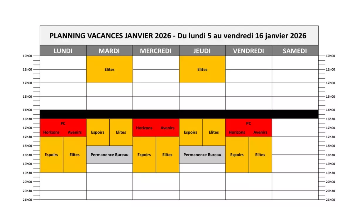 planning vacances 2025 2026