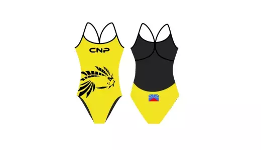 maillot femme jaune